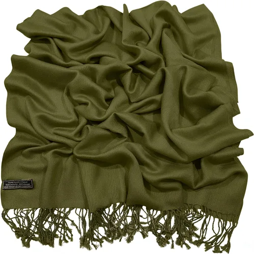 Miniatura 9 de CJ Apparel Solid Color Tassels Design Nepalese Shawl Seconds Scarf Wrap Stole Throw Head Wrap Pashmina Hand Made in Nepal New