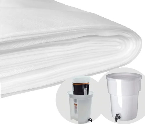 Paquete de 50 filtros comerciales de café frío de 20 x 20 pulgadas para cafeteras y sistemas de café en frío modelo comercial de 5 galones