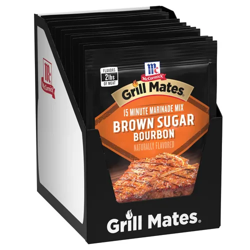 Miniatura 20 de McCormick Grill Mates Mezcla de adobo de bourbon de azúcar morena, 1.25 onzas