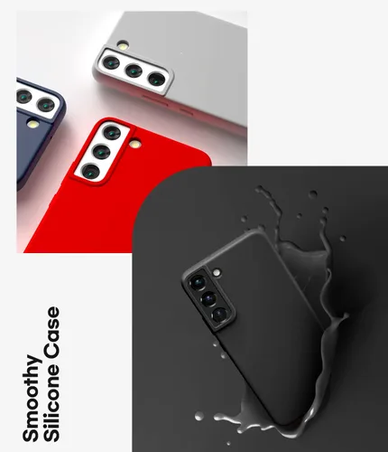Miniatura 7 de GOOSPERY Funda de silicona líquida compatible con Samsung Galaxy S22 Plus, suave al tacto, protección de cuerpo completo, a prueba de golpes