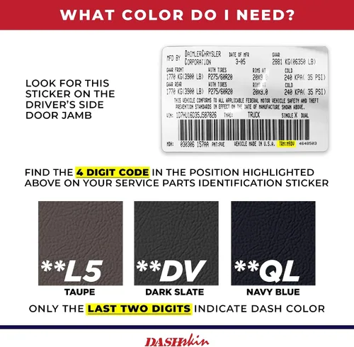 Miniatura 2 de Funda de cubierta de Dodge Ram 2002-2005 (sección principal), gris pizarra oscuro