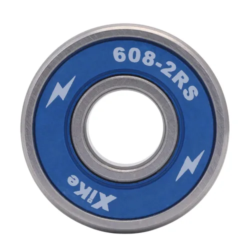Miniatura 5 de XIKE 8 Pcs Black 608-2RS Skateboard Bearings 8x22x7mm, High Speed Smooth and Durable, Replace for Longboards, Inline Skates, Roller skates, Ice