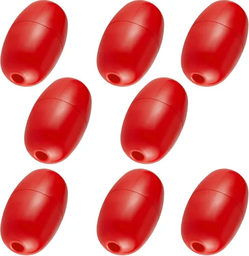 Miniatura 8 de Lewtemi Boyas Flotadoras Cuerdas Flotadoras Marinas, 12 cm x 7 cm, Boyas Marcadoras de Pesca de Agua Profunda con Agujero de 1.5 cm de Profundidad