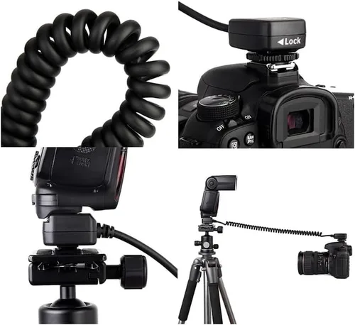 Miniatura 4 de Flash TTL - Cable de zapata caliente para Nikon Z5 Z6 Z6II Z7 Z7II D780 D850 D800 D750 D500 D7200 D5600 D5500 D5300 D3500 D3300 reemplaza a Nikon