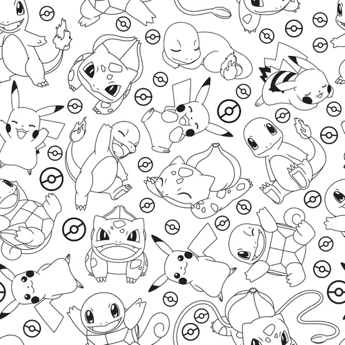 Miniatura 8 de RoomMates Pokémon Pikachu Floral Papel Tapiz Autoadhesivo, RMWS1229 (Paquete de 1)