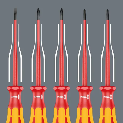 Miniatura 3 de WERA 05136027001 Kraftform Kompakt VDE 17 Extra Slim 1, 16 Piezas