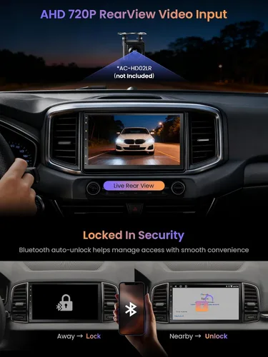 Miniatura 6 de ATOTOZONE A5L - Radio de coche de doble DIN Android en el tablero estéreo para automóvil con CarPlay/Android Auto, seguimiento