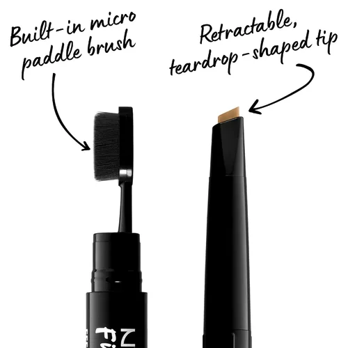 Miniatura 3 de NYX PROFESSIONAL MAKEUP Fill & Fluff lápiz para cejas