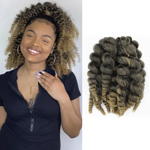 Darling Flexi Rod Curls - 2 extensiones de cabello de ganchillo (1 paquete de 2 por paquete), textura natural y suave, rizo de varita esponjosa, 14