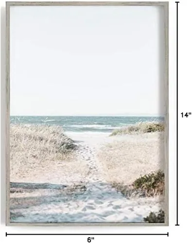 Miniatura 4 de Juego de 6 impresiones de arte costero para pared, impresión de verano California, impresión del océano, impresión de playa, camioneta, arte pastel