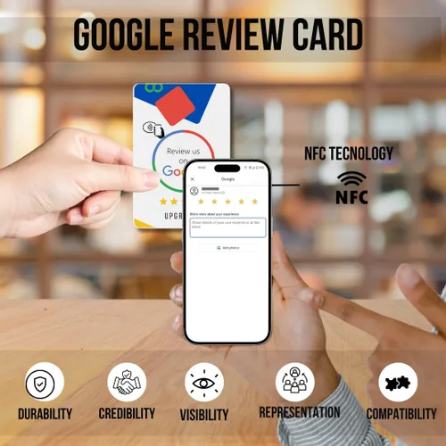 Miniatura 9 de Soporte para tarjetas de revisión con código QR, Una tarjeta