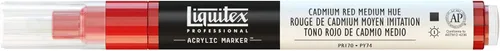 Miniatura 48 de Rotuladores de pintura Liquitex Professional, de punta ancha, Verde fosforescente, 8mm Verde fluorescente
