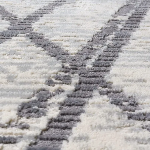 Miniatura 4 de Gertmenian 19603 - Alfombra bohemia abstracta III moderna para sala de estar, cocina, alfombra de área bohemia, 2 x 8 pies, color gris, beige