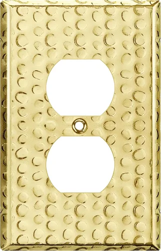 Miniatura 31 de LIDER Placa de pared de metal para receptáculo doble dúplex, resistente a los impactos/corrosión, cubierta de salida de metal, acero inoxidable 430