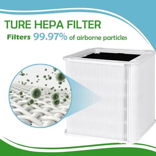 Miniatura 2 de Blue Pure 211+ - Filtro de repuesto True HEPA compatible con Blueair Blue Pure 211+ y Max Air Cleaner Purificador, paquete de 2