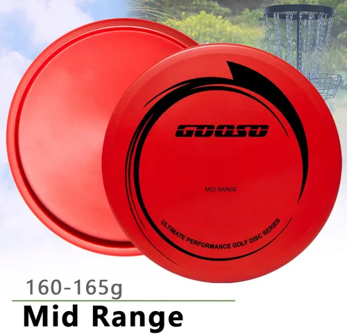 Miniatura 4 de GOOSO Juego de discos de golf – Discos de conductor, rango medio y putter con bolsa de golf de disco para exteriores y patio trasero, plástico