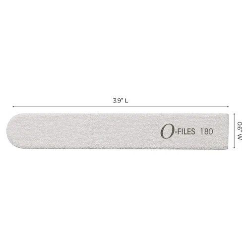 Miniatura 2 de ForPro Professional Collection O-Files - Sistema de archivos reemplazable, cebra, grano 180, repuestos de lima de uñas de manicura, 3.9 pulgadas