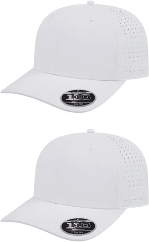 Miniatura 15 de Cap America i8533 Flexfit 110 Gorra Snapback Perforada de Rendimiento de Perfil Medio de 6 Paneles con Protección UV y Snapback Ajustable