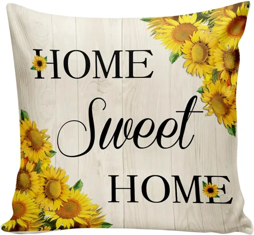 Miniatura 13 de Bee Happy - Funda de almohada de girasol de 18 x 18 pulgadas, fundas de almohada decorativas para primavera y verano con miel de abeja dulce