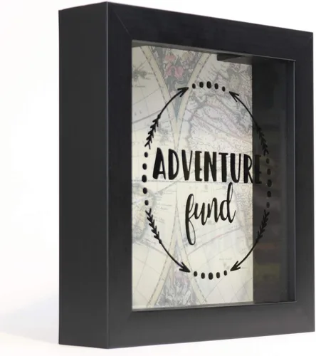 Miniatura 2 de Lawrence Frames Marco de caja de sombra negra de 8x8 Adventure Fund