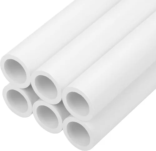 Miniatura 12 de 6 tubos de PVC de 1 pulgada de largo Sch40 de 17 pulgadas de largo, tubos industriales de PVC para bricolaje, invernadero, jardín, granja, taller