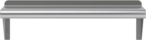 Miniatura 4 de AmGood Estante de pared de acero inoxidable de 24 pulgadas de largo x 8 pulgadas de profundidad Certificado NSF Estantería de metal
