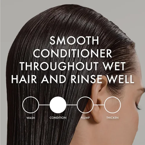 Miniatura 11 de John Frieda ULTRAfiller+ Acondicionador espesante para cabello fino y fino, acondicionador voluminizador ligero con biotina y ácido hialurónico, sin