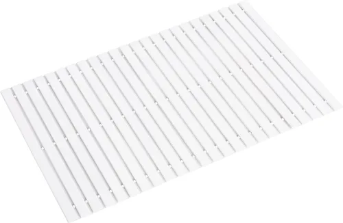 Miniatura 24 de Alfombra de baño de bambú, alfombras de baño para suelo, ducha y bañera de madera, impermeable, antideslizante, accesorios de 16 x 24 pulgadas