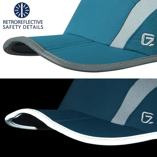 Miniatura 5 de GADIEMKENSD Sombrero reflectante plegable para exteriores, diseño sin estructura, protección solar UPF 50+, sombreros deportivos para mujeres