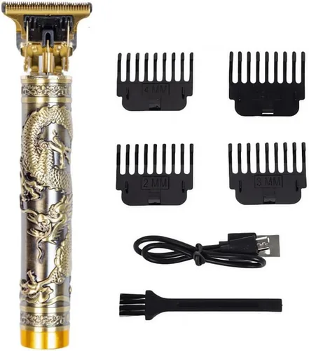 Miniatura 26 de Cortadora de pelo profesional para hombres y mujeres, inalámbrica, recargable, recortadora de pelo, kit de aseo de corte de cuerpo de metal