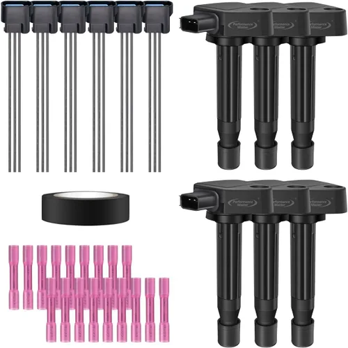 Miniatura 8 de Juego de 4 bobinas de encendido y conector hembra arnés de enchufe compatible con Infiniti Frontier Altima Versa Sentra NV200 Rogue FX50 QX60 QX70