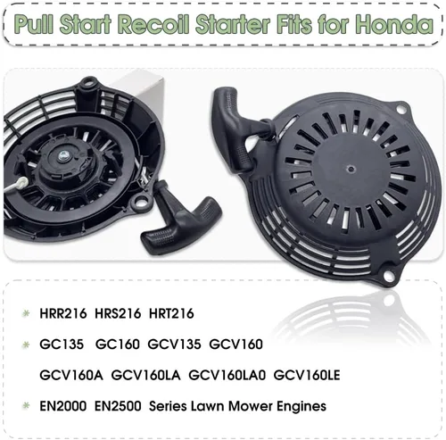 Miniatura 5 de Actualización GCV160 - Conjunto de arranque de tracción con adhesivo de arranque de retroceso para Honda GCV135 GCV160cc, lavadora a presión, piezas