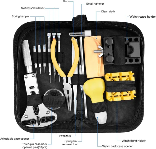 Miniatura 7 de Longruner Kit de reparación de relojes, plateado (LET017-US)