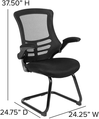 Miniatura 3 de Flash Furniture - Sillas de malla para oficina Malla Negra