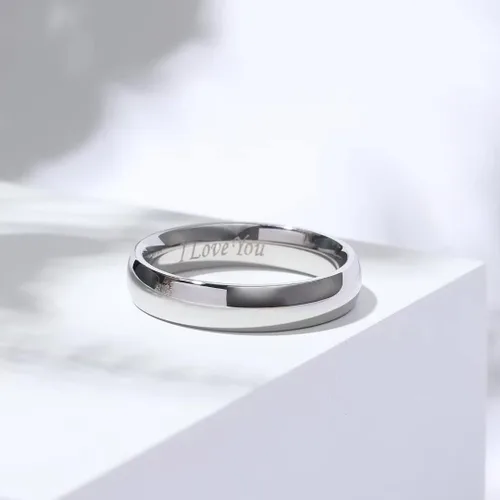Miniatura 2 de King Will Alianza de boda de acero inoxidable 316L para hombres y mujeres, anillo de boda de 0.31 a 0.315 pulgadas de ancho, chapado en negro
