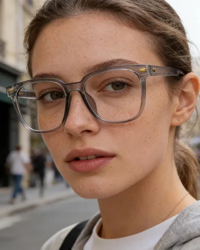 Miniatura 2 de PANNER Gafas cuadradas de gran tamaño con bloqueo de luz azul para mujeres y hombres, antirreflejos, reducen la fatiga ocular, gafas de computadora