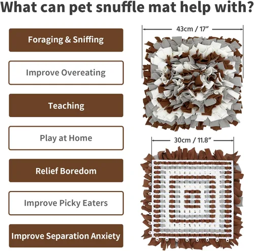 Miniatura 2 de LIVEKEY Alfombrilla de Olfato para Perros, Alfombrilla de Alimentación Canina, Alfombrillas de Entrenamiento de Nariz para Instinto de Forrajeo