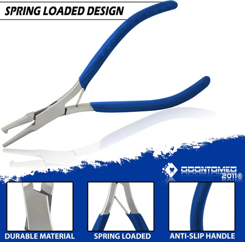 Miniatura 4 de Alicates de anillo dividido 5" W/Spring Blue Color Pvc Grip ODM
