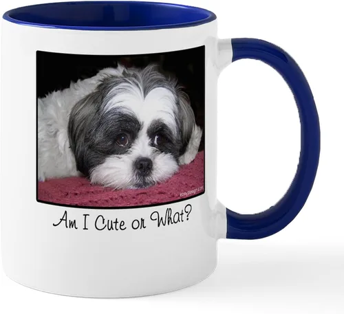 Miniatura 14 de CafePress Cute Shih Tzu Dog Mugs - Taza de café de cerámica de 11 oz (11.0 fl oz)