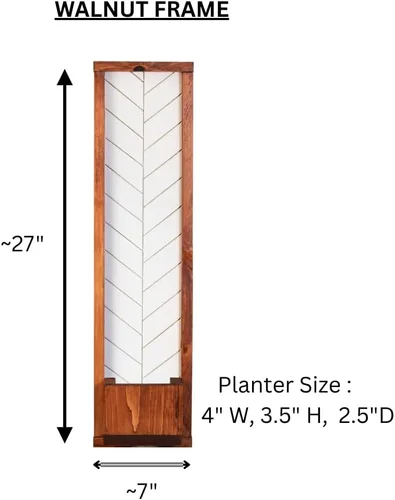 Miniatura 2 de Fairview - Maceta vertical para tu casa, placa vertical de números de casa fuera de casa, placa de dirección de números de casa, letrero de número