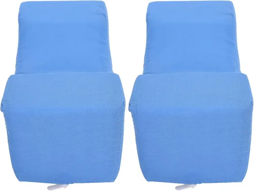 Miniatura 8 de ZJchao Almohada de tobillo, 2 piezas, elevador de pie, tobillo, cojín antiescaras para pacientes ancianos, almohadas para piernas, reposapiernas