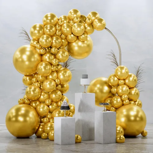 Miniatura 18 de PartyWoo Globos Negros 145 piezas Diferentes Tamaños de 18 12 10 5 Pulgadas Kit de Arco de Globos Negros Guirnalda para Baby Shower Cumpleaños