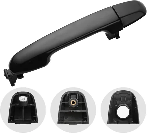 Miniatura 4 de 4 piezas de juego de manijas de puerta exterior, compatible con Toyota Camry 2012-2017, lado izquierdo y derecho delantero y trasero del conductor
