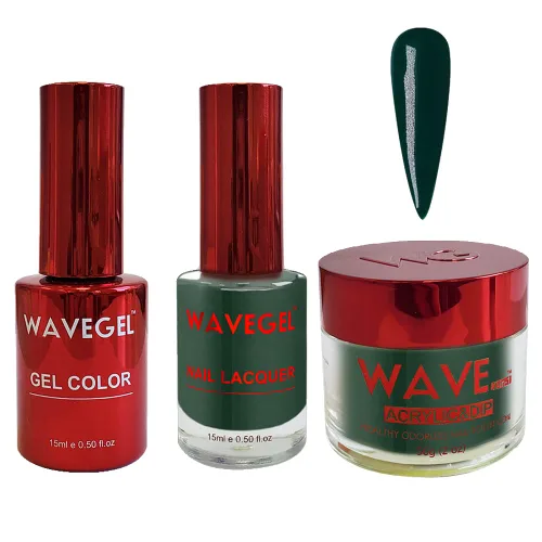Miniatura 87 de WAVEGEL - Juego de gel de remojo, laca de uñas y polvo acrílico y polvo de inmersión a juego - Colección Queen - #015 Noble Men