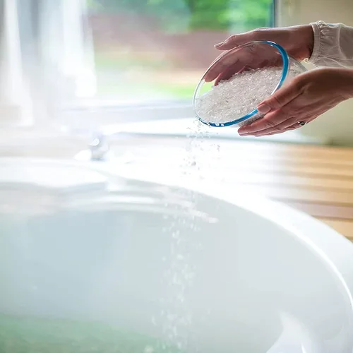 Miniatura 5 de Sales de baño de escamas de magnesio del Mar Muerto Suplemento de magnesio premium Sales de baño (10 libras)