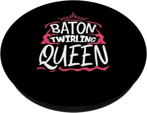 Miniatura 2 de Baton Twirling Queen Majorette Rhythmic Gymnastics PopSockets Swappable PopGrip