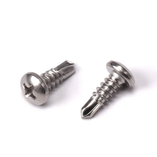 Miniatura 20 de THE CIMPLE CO Tornillo de cabeza hexagonal autorroscante/perforación, tamaño #14, 1 pulgada de longitud, acero inoxidable 410 con cabezal