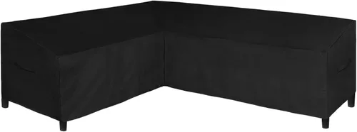 Miniatura 13 de Easy-Going Funda de sofá seccional para patio de alta resistencia 600D, 100 x 100 pulgadas, en forma de V, funda impermeable para sofá seccional