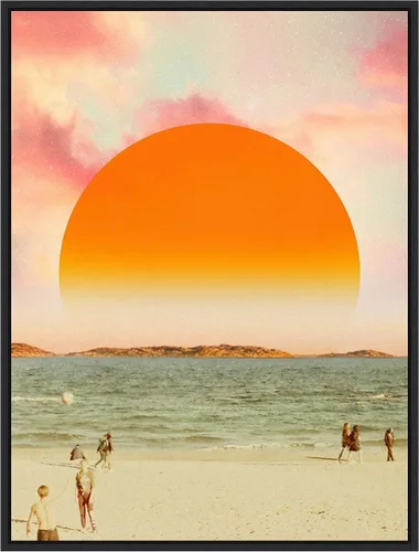 Miniatura 16 de Amanti Art Lienzo enmarcado para pared, 18 x 24 pulgadas, diseño retro de paisaje de sueños II, por Victoria Barnes, lienzo enmarcado para Sylvie
