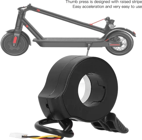 Miniatura 2 de RiToEasysports Dedo acelerador Booster Hall Sensor Scooter eléctrico Control de velocidad Acelerador de dedo Acelerador Pulgar Acelerador Negro